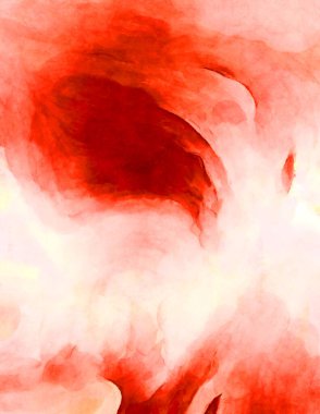 Soyut suluboya sanat eserleri. Fırça boyalı dijital resim. Renkli yaratıcı suluboya çizimi.