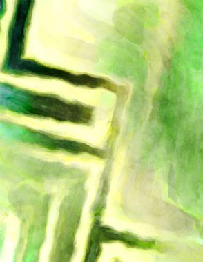 Soyut suluboya sanat eserleri. Fırça boyalı dijital resim. Renkli yaratıcı suluboya çizimi.