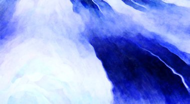 Soyut suluboya sanat eserleri. Fırça boyalı dijital resim. Renkli yaratıcı suluboya çizimi.