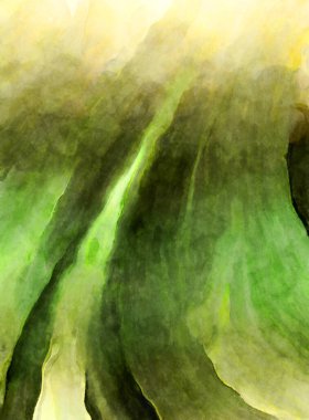 Soyut suluboya sanat eserleri. Fırça boyalı dijital resim. Renkli yaratıcı suluboya çizimi.