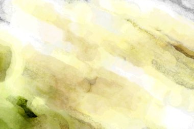 Soyut suluboya sanat eserleri. Fırça boyalı dijital resim. Renkli yaratıcı suluboya çizimi.