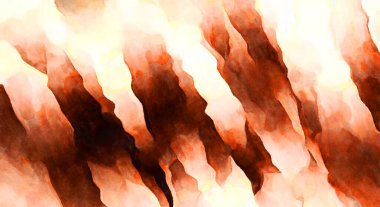 Soyut suluboya sanat eserleri. Fırça boyalı dijital resim. Renkli yaratıcı suluboya çizimi.