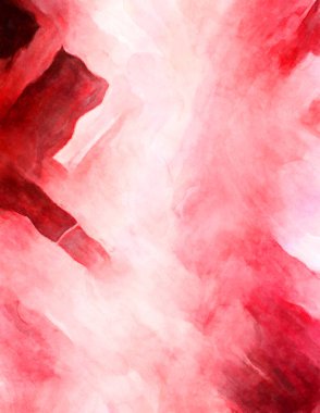 Soyut suluboya sanat eserleri. Fırça boyalı dijital resim. Renkli yaratıcı suluboya çizimi.