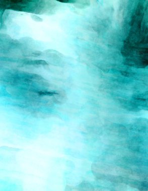 Soyut suluboya sanat eserleri. Fırça boyalı dijital resim. Renkli yaratıcı suluboya çizimi.