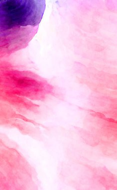 Soyut suluboya sanat eserleri. Fırça boyalı dijital resim. Renkli yaratıcı suluboya çizimi.