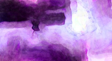 Soyut suluboya sanat eserleri. Fırça boyalı dijital resim. Renkli yaratıcı suluboya çizimi.