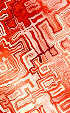 Soyut suluboya sanat eserleri. Fırça boyalı dijital resim. Renkli yaratıcı suluboya çizimi.