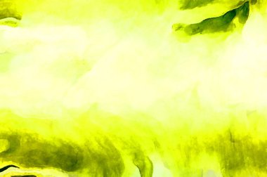 Soyut suluboya sanat eserleri. Fırça boyalı dijital resim. Renkli yaratıcı suluboya çizimi.