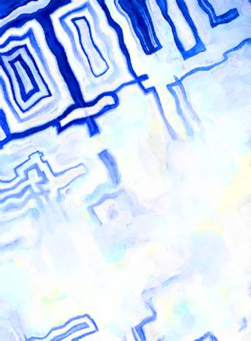 Soyut suluboya sanat eserleri. Fırça boyalı dijital resim. Renkli yaratıcı suluboya çizimi.