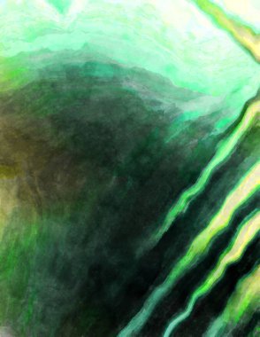 Soyut suluboya sanat eserleri. Fırça boyalı dijital resim. Renkli yaratıcı suluboya çizimi.