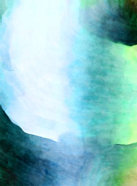 Soyut suluboya sanat eserleri. Fırça boyalı dijital resim. Renkli yaratıcı suluboya çizimi.