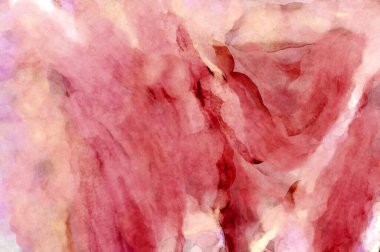 Soyut suluboya sanat eserleri. Fırça boyalı dijital resim. Renkli yaratıcı suluboya çizimi.