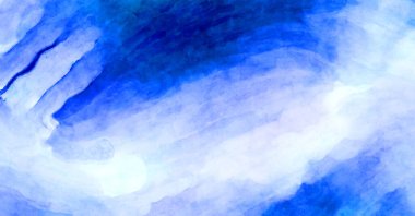 Soyut suluboya sanat eserleri. Fırça boyalı dijital resim. Renkli yaratıcı suluboya çizimi.