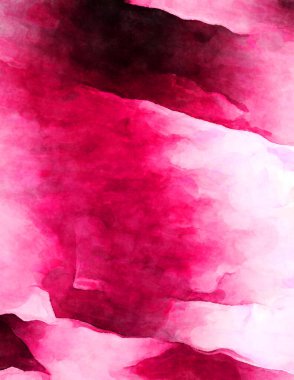 Soyut suluboya sanat eserleri. Fırça boyalı dijital resim. Renkli yaratıcı suluboya çizimi.