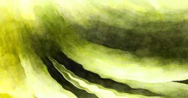 Soyut suluboya sanat eserleri. Fırça boyalı dijital resim. Renkli yaratıcı suluboya çizimi.