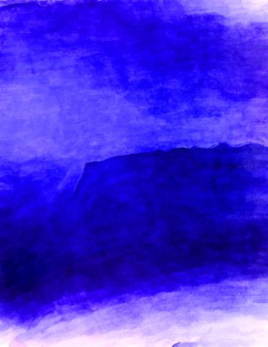 Soyut suluboya sanat eserleri. Fırça boyalı dijital resim. Renkli yaratıcı suluboya çizimi.