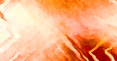 Soyut suluboya sanat eserleri. Fırça boyalı dijital resim. Renkli yaratıcı suluboya çizimi.