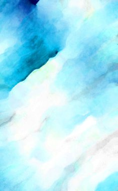 Soyut suluboya sanat eserleri. Fırça boyalı dijital resim. Renkli yaratıcı suluboya çizimi.