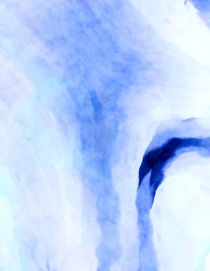 Soyut suluboya sanat eserleri. Fırça boyalı dijital resim. Renkli yaratıcı suluboya çizimi.