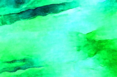 Soyut suluboya sanat eserleri. Fırça boyalı dijital resim. Renkli yaratıcı suluboya çizimi.