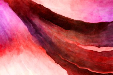 Soyut suluboya sanat eserleri. Fırça boyalı dijital resim. Renkli yaratıcı suluboya çizimi.