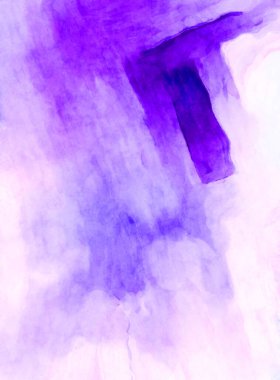 Soyut suluboya sanat eserleri. Fırça boyalı dijital resim. Renkli yaratıcı suluboya çizimi.