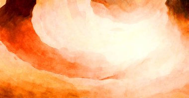 Soyut suluboya sanat eserleri. Fırça boyalı dijital resim. Renkli yaratıcı suluboya çizimi.