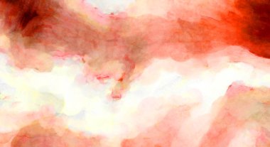 Soyut suluboya sanat eserleri. Fırça boyalı dijital resim. Renkli yaratıcı suluboya çizimi.