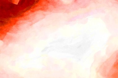 Soyut suluboya sanat eserleri. Fırça boyalı dijital resim. Renkli yaratıcı suluboya çizimi.