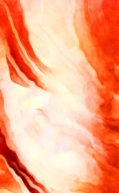 Soyut suluboya sanat eserleri. Fırça boyalı dijital resim. Renkli yaratıcı suluboya çizimi.