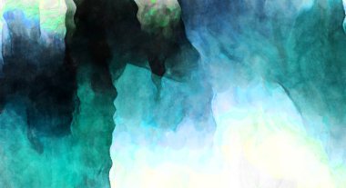 Soyut suluboya sanat eserleri. Fırça boyalı dijital resim. Renkli yaratıcı suluboya çizimi.