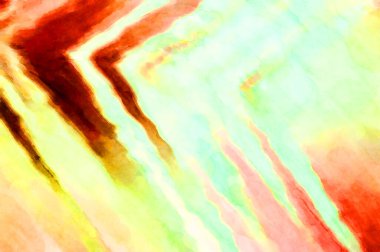 Soyut suluboya sanat eserleri. Fırça boyalı dijital resim. Renkli yaratıcı suluboya çizimi.