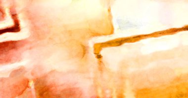 Soyut suluboya sanat eserleri. Fırça boyalı dijital resim. Renkli yaratıcı suluboya çizimi.