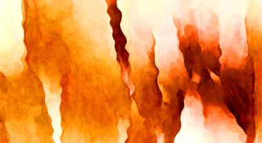 Soyut suluboya sanat eserleri. Fırça boyalı dijital resim. Renkli yaratıcı suluboya çizimi.