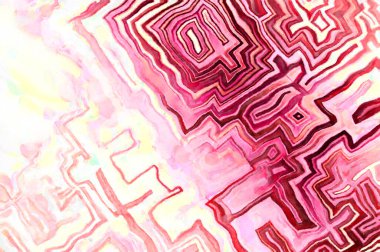 Soyut suluboya sanat eserleri. Fırça boyalı dijital resim. Renkli yaratıcı suluboya çizimi.