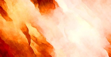 Soyut suluboya sanat eserleri. Fırça boyalı dijital resim. Renkli yaratıcı suluboya çizimi.