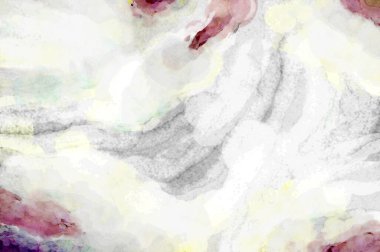 Soyut suluboya sanat eserleri. Fırça boyalı dijital resim. Renkli yaratıcı suluboya çizimi.