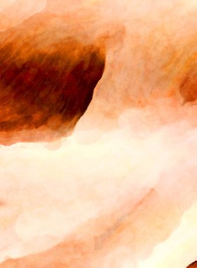 Soyut suluboya sanat eserleri. Fırça boyalı dijital resim. Renkli yaratıcı suluboya çizimi.