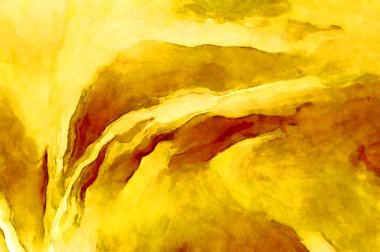 Soyut suluboya sanat eserleri. Fırça boyalı dijital resim. Renkli yaratıcı suluboya çizimi.