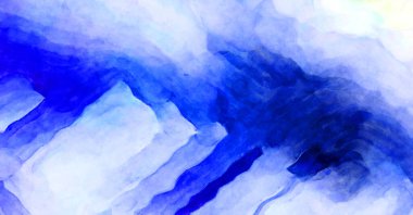 Soyut suluboya sanat eserleri. Fırça boyalı dijital resim. Renkli yaratıcı suluboya çizimi.