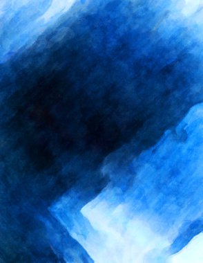 Soyut suluboya sanat eserleri. Fırça boyalı dijital resim. Renkli yaratıcı suluboya çizimi.