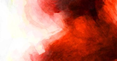 Soyut suluboya sanat eserleri. Fırça boyalı dijital resim. Renkli yaratıcı suluboya çizimi.