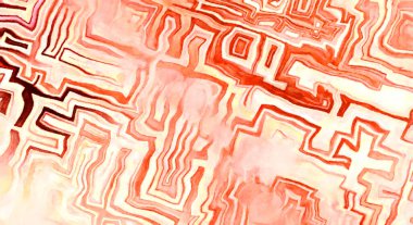 Soyut suluboya sanat eserleri. Fırça boyalı dijital resim. Renkli yaratıcı suluboya çizimi.