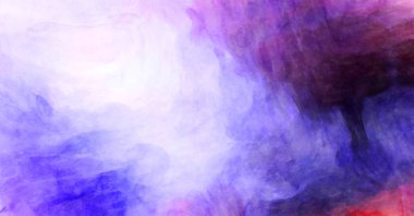 Soyut suluboya sanat eserleri. Fırça boyalı dijital resim. Renkli yaratıcı suluboya çizimi.