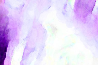 Soyut suluboya sanat eserleri. Fırça boyalı dijital resim. Renkli yaratıcı suluboya çizimi.