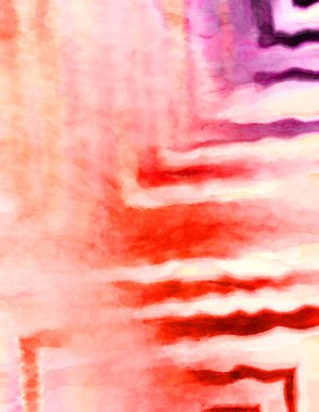 Soyut suluboya sanat eserleri. Fırça boyalı dijital resim. Renkli yaratıcı suluboya çizimi.