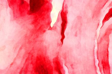 Soyut suluboya sanat eserleri. Fırça boyalı dijital resim. Renkli yaratıcı suluboya çizimi.