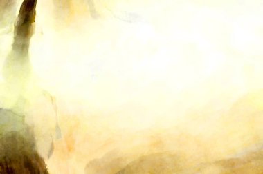 Soyut suluboya sanat eserleri. Fırça boyalı dijital resim. Renkli yaratıcı suluboya çizimi.