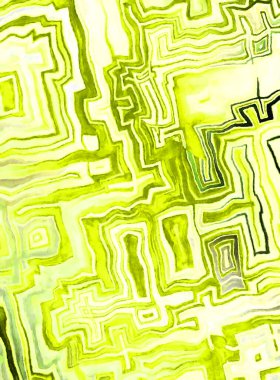 Soyut suluboya sanat eserleri. Fırça boyalı dijital resim. Renkli yaratıcı suluboya çizimi.