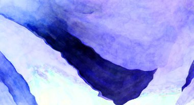 Soyut suluboya sanat eserleri. Fırça boyalı dijital resim. Renkli yaratıcı suluboya çizimi.